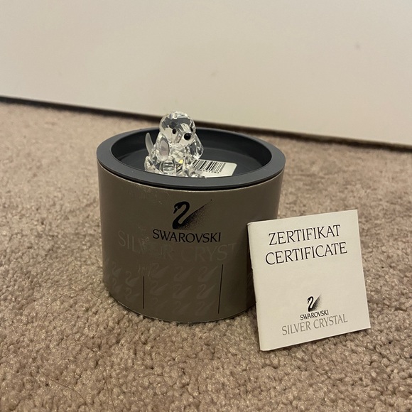 Swarovski Dog Crystal Figurine - Picture 1 of 1